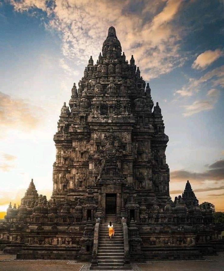 Golden hour at Prambanan Temple