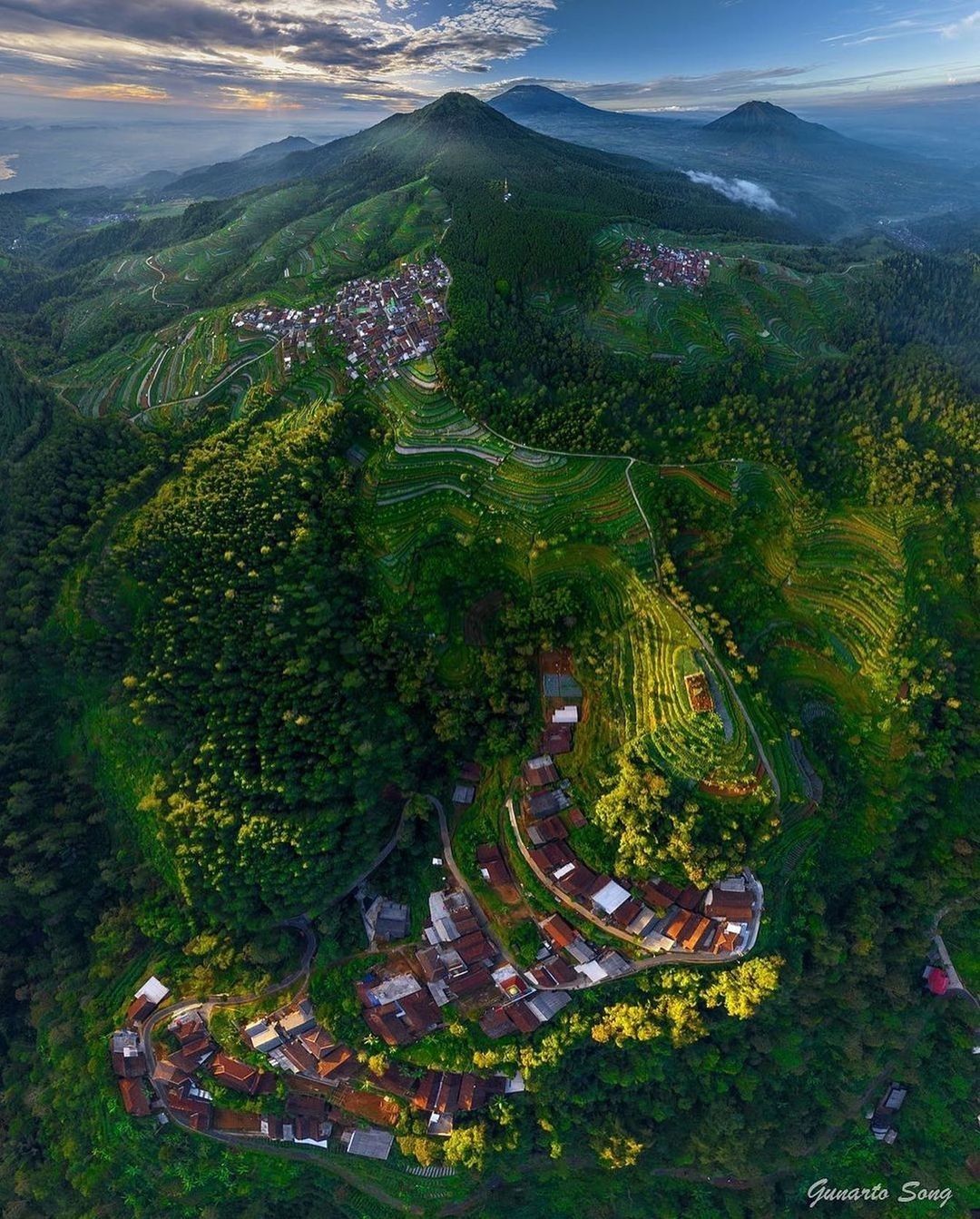 The charm of the mountains in Java
